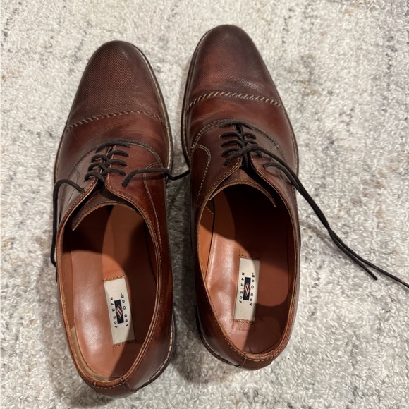 Joseph Abboud - Brown Leather Oxford Shoes Joseph Abboud - Brown Leather Oxford Shoes